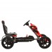 Детский карт 1504-2-3 педальный, красно-черный
